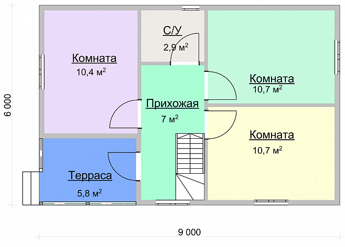 Планировка 4 — Планировка 4 этаж 1